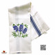 Embroidered bluebonnets dish towel, 100% cotton towel with blue stipe accent. Great gift for any occasion!