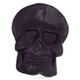 Purple skull tea bag holder