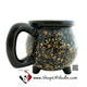 This cauldron mug holds 16 ounces!