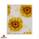 Blooming Kansas Sunflowers design Swedish Dishcloth.