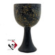 Simple ceramic goblet or blessing cup for beverages.