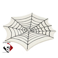 Spider web dish - 8 inch cobweb plate.