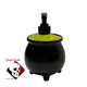 Black cauldron pump dispenser made in the USA.