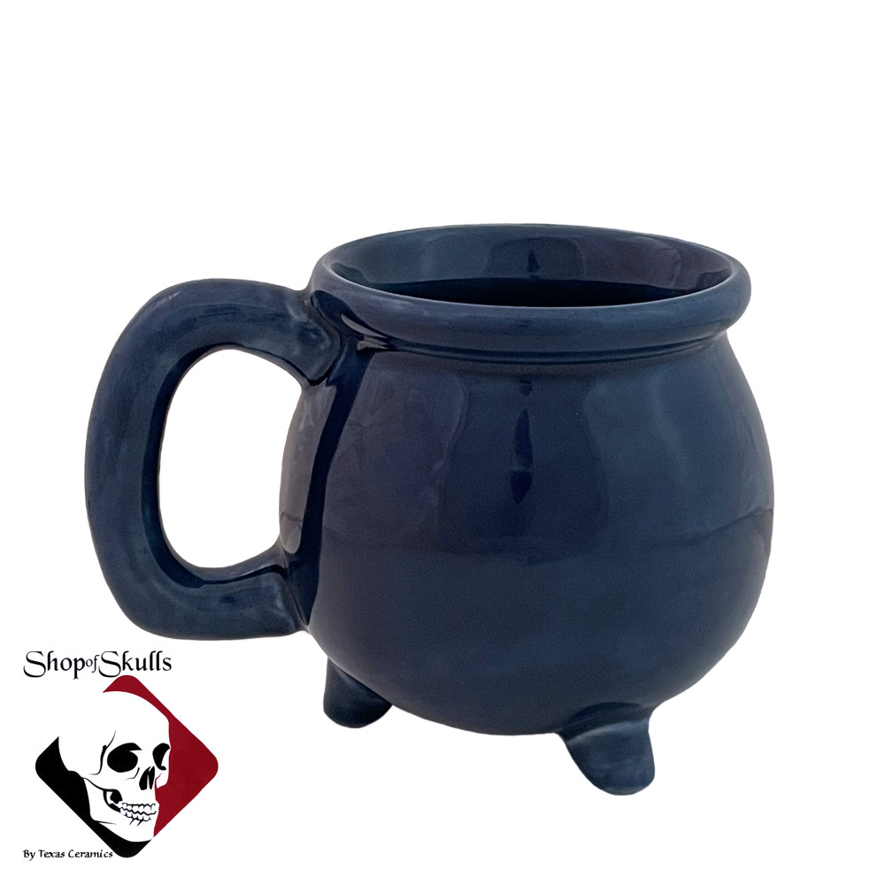 Cauldron Mug Denim Blue for Your Favorite Brew, Concoction or Potion of  Coffee or Any Hot or Cold Beverages, Witchy Kettle Kitchen Decor Made in  USA by Texas Ceramics - Texas Hill