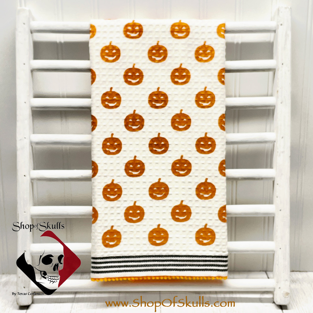 Multicolor Cotton Printed Halloween Kitchen Linen Set