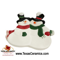 Snowman Tea Bag Holder Christmas Winter Decor