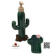 Saguaro cactus soap dispenser with coordinating cactus dish or spoon rest.