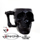 Black skull mug 100% Made in the USA!
