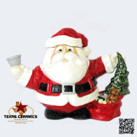 Santa Clause teapot or chocolate pot. Made in the USA!