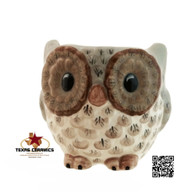 Small owl sponge or scrubby holder for kitchen or bath. Hand made in the USA.