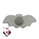 Bat magnetic needle minder made by Texas Ceramics