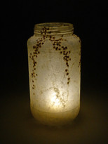 SOLD - Tumbling Elderflower Lantern