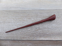 SOLD - Gently Contoured Purpleheart Wood Hair Pin