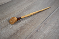 SOLD - Hand Crafted Oak, Sapele, Black Walnut & Cherry Wood Hair Pin