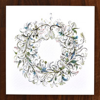 Wreath Cards - pack of 6
