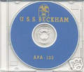 USS Beckham APA 133 CRUISE BOOK WWII on CD  RARE Navy