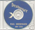 USS Heermann DD 532 CRUISE BOOK WWII CD  RARE US Navy