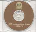 USS Independence CV 62 1974 1975 Cruise Book CD RARE