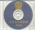 USS Lander APA 178 CRUISE BOOK WWII on CD  RARE US Navy