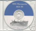 USS Marquette AKA 95 CRUISE BOOK WWII CD RARE Navy
