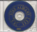 USS Albany CA 123 MED CRUISE BOOK CD 1951 Navy Photos