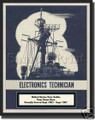 USN Navy Rate Print ELECTRONICS TECHNICIAN RATE Personalized