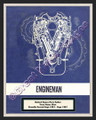 USN Navy Sailor Rate Print ENGINEMAN RATE Personalized
