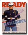 Ready to Join the US Marines Canvas Print 2D