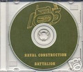 Seabees 105th Naval Battalion Log WWII on CD RARE