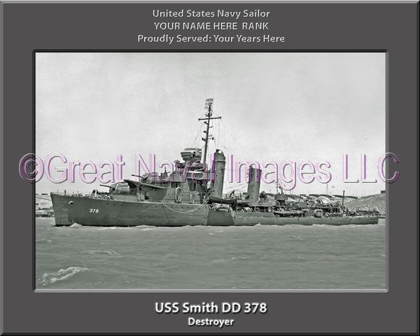 USS Smith DD 378 CRUISE BOOK War memory Log WWII CD USN