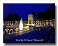 WWII DC Memorial Personalized WWII Canvas Print 2D