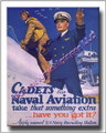 US Navy Cadets for Naval Aviation Canvas Print WWII 2D