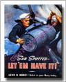 US Navy WWII Canvas Poster Print Sub Let Em Have It 2D