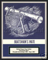 USN Navy Rate Print Boatswains Mate RATE Personalized