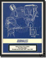 USN Navy Rate Print JOURNALIST RATE Personalized