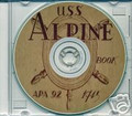 USS Alpine APA 92 CRUISE BOOK WWII CD  RARE US Navy