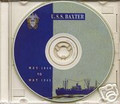 USS Baxter APA 94 CRUISE BOOK WWII CD  RARE US Navy