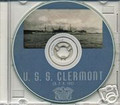USS Clermont APA 143 CRUISE BOOK WWII CD  RARE US Navy