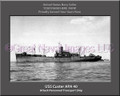 USS Custer APA 40 Personalized Ship Canvas Print