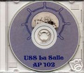 USS La Salle AP 102 CRUISE BOOK WWII CD RARE US Navy