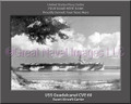 USS Guadalcanal CVE 60 Personalized Ship Canvas Print