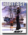US Navy Vintage Canvas Print Heritage Pride 2D