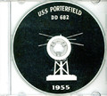 USS Porterfield DD 682 1955 Cruise Book CD RARE