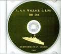 USS Wallace L Lind DD 703 1957 Cruise Book CD RARE