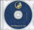 USS Albany CA 123 CRUISE BOOK CD 1955 Med Crew Log Navy Photos