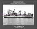 USS Arneb AKA 56  Personalized Ship Canvas Print