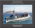 USS Roanoke AOR 7  Personalized Ship Canvas Print