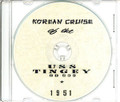 USS Tingey DD 539 1951 Korean Cruise Book on CD