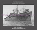 USS Fuller APA 7 Personalized Ship Canvas Print
