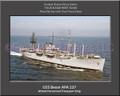 USS Bexar APA 237 Personalized Ship Canvas Print